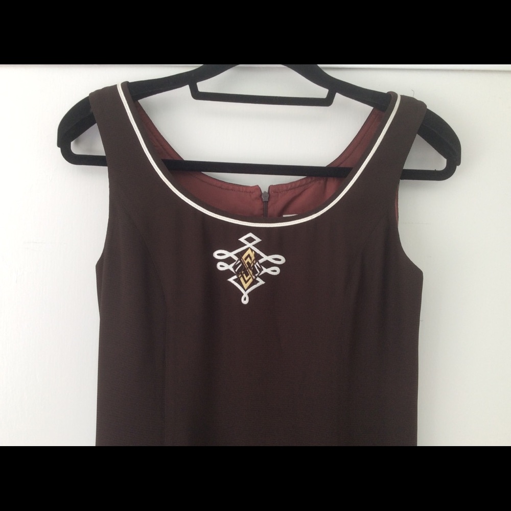 St. John Sport Marie Gray Long Sleeveless Dress 4
